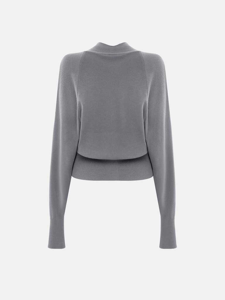 Приталенный кардиган из вязаного трикотажа