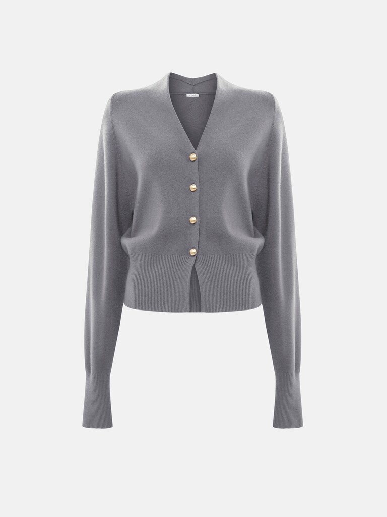 Fitted knitted cardigan