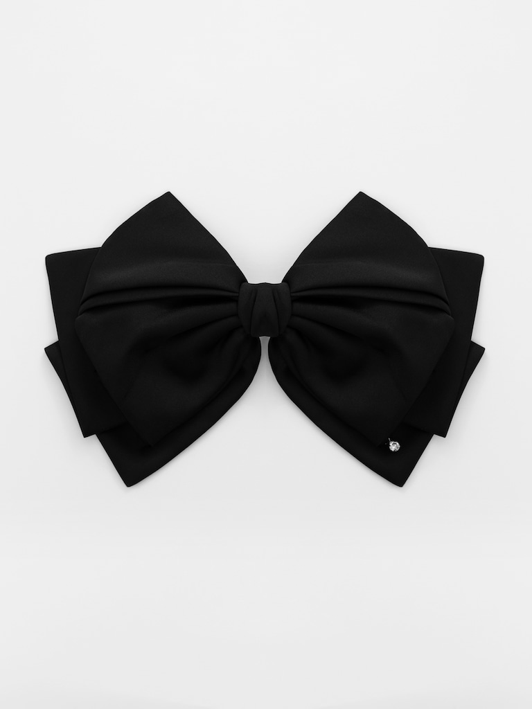 Бант для волос с подвесным декором