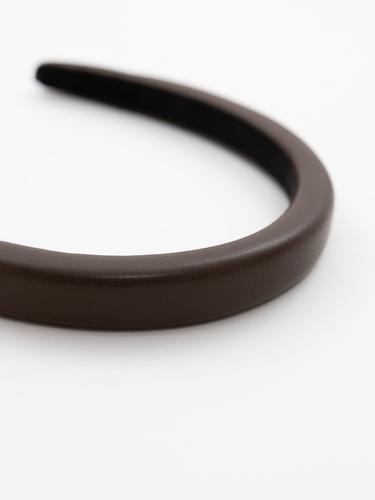 ربطة شعر من الجلد البيئي