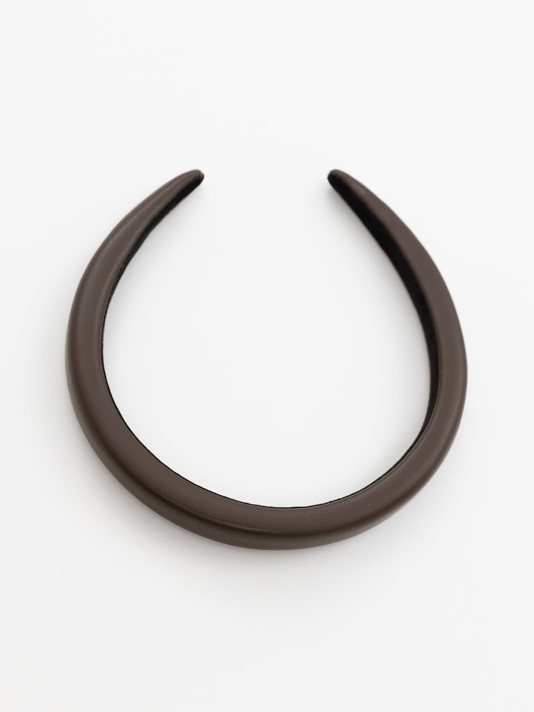 ربطة شعر من الجلد البيئي