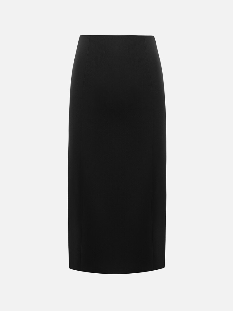 Straight midi skirt