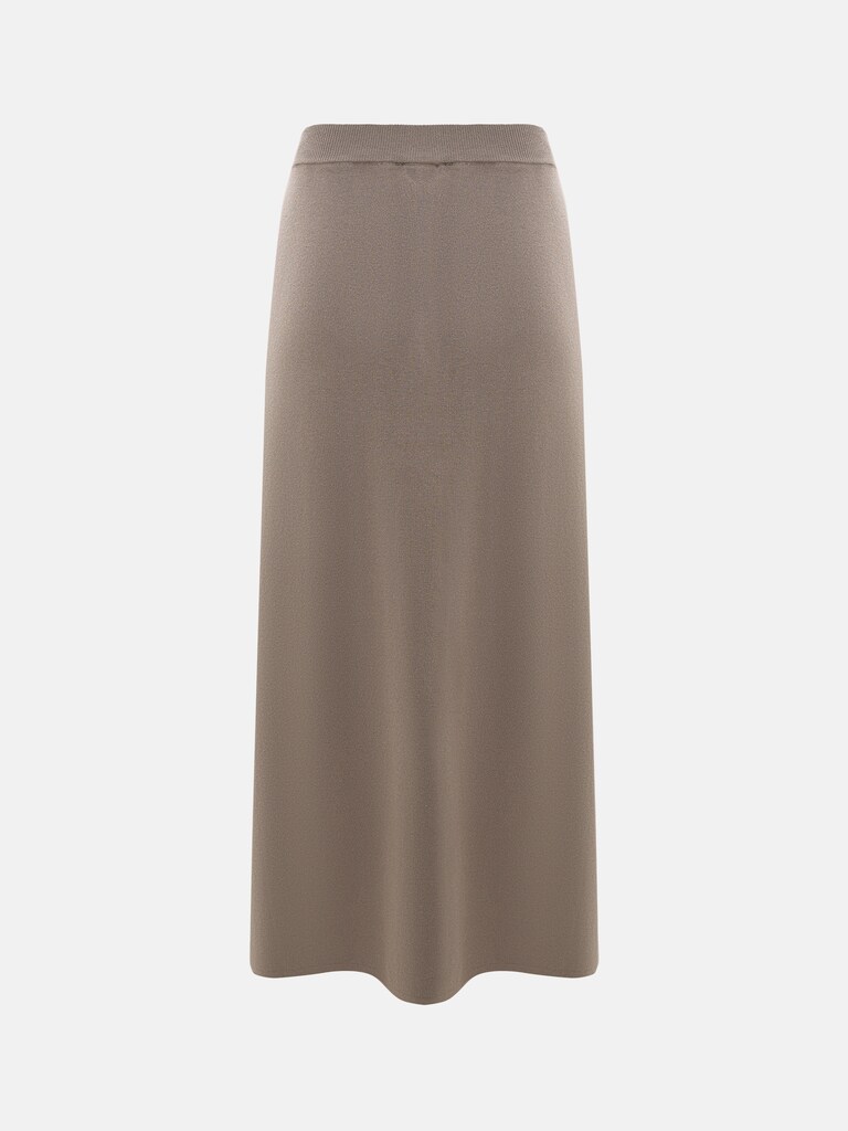 Расклешенная юбка миди из вискозы