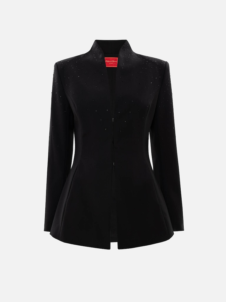 Veste cintrée avec strass