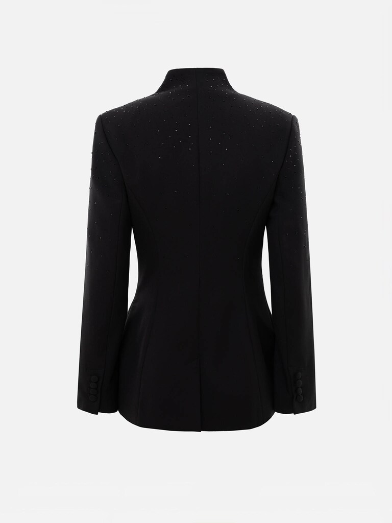 Veste cintrée avec strass