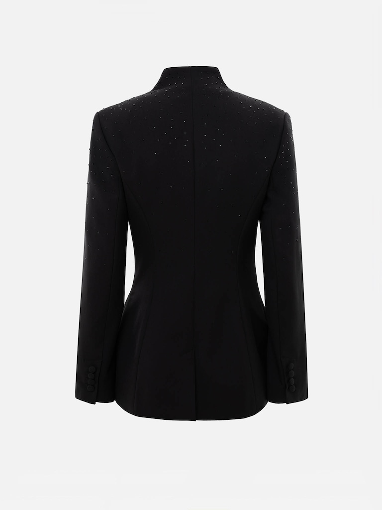Veste cintrée avec strass