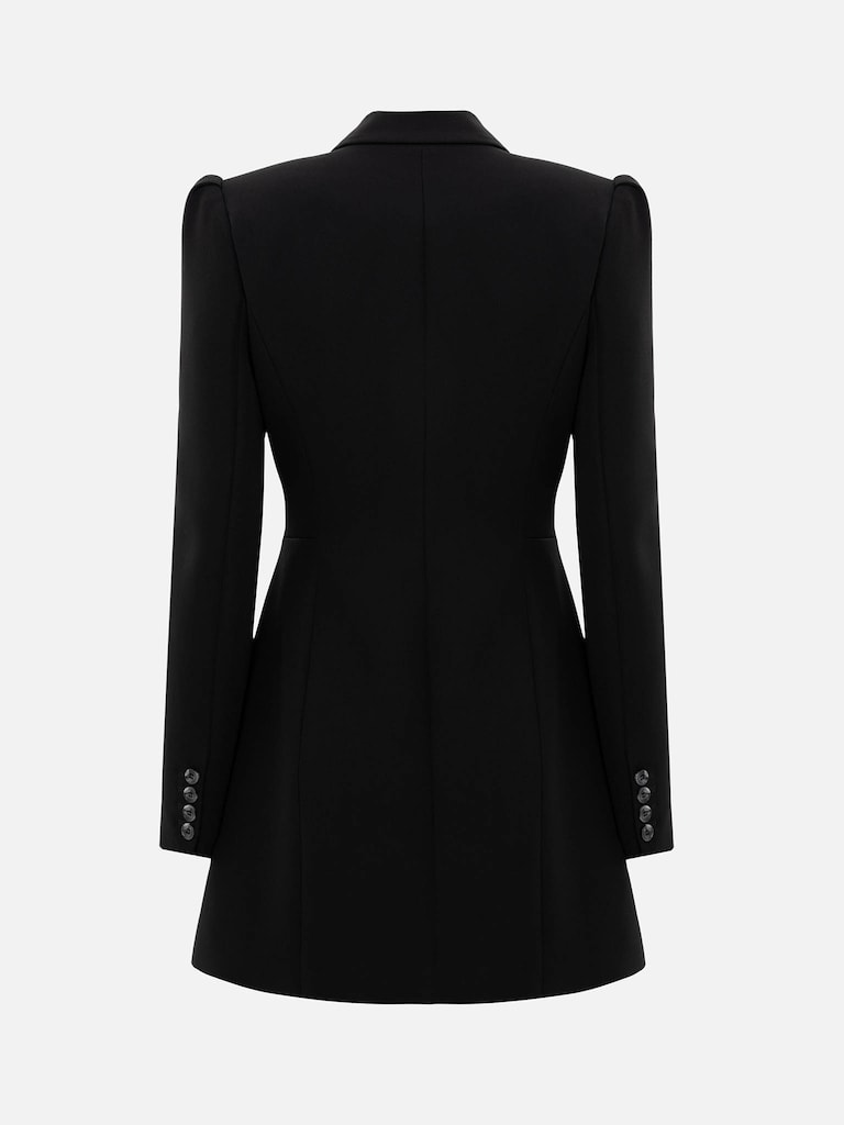 Mini blazerdress with accentuated shoulders