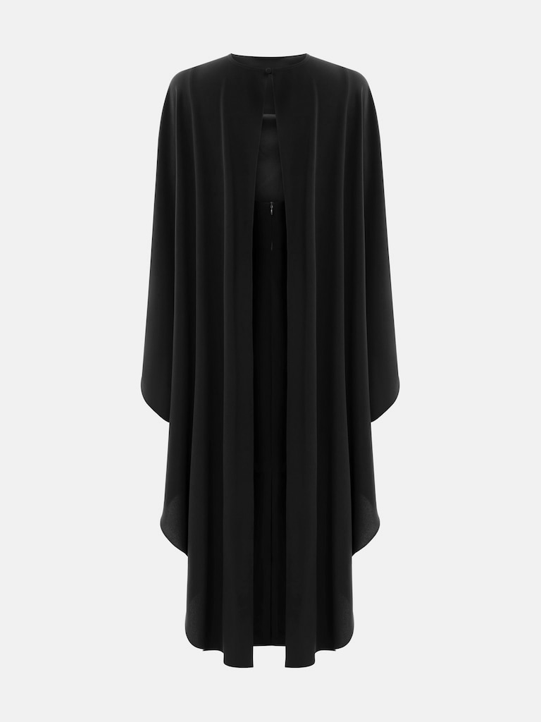 Платье миди с длинным шлейфом и открытой спиной