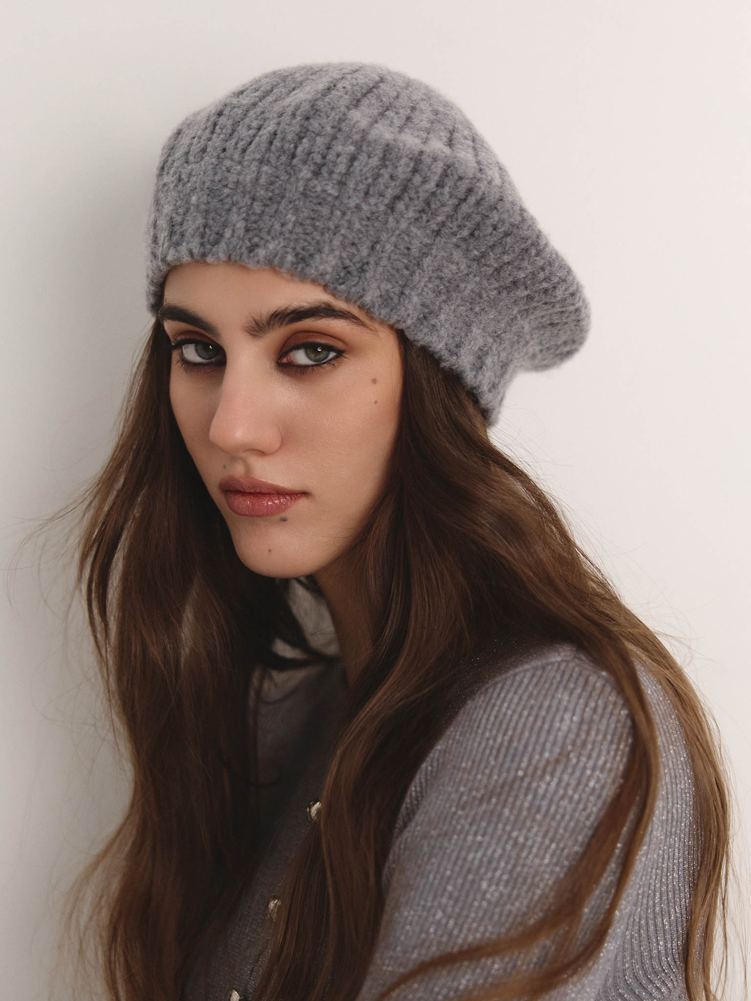 Головные уборы и платки Lichi Вязаный берет из кашемира